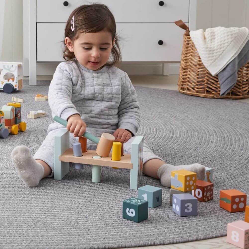 ZOOKABEE WOODEN HAMMER BENCH