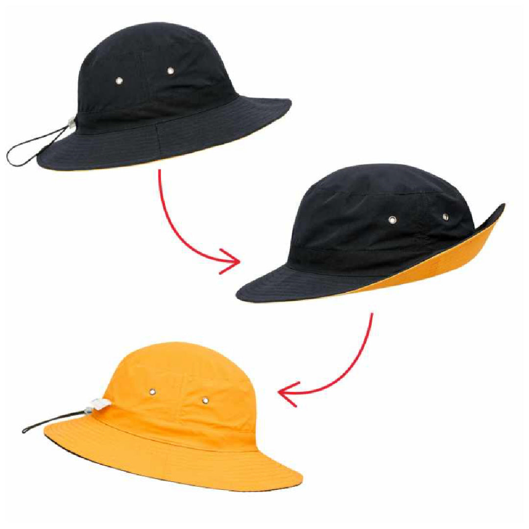 ALLIGATOR CREEK STATE SCHOOL REVERSIBLE HOUSE HAT - GOLD CRUSHERS