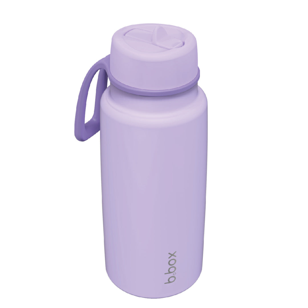 B.BOX INSULATED FLIP TOP 1L DRINK BOTTLE - LILAC LOVE