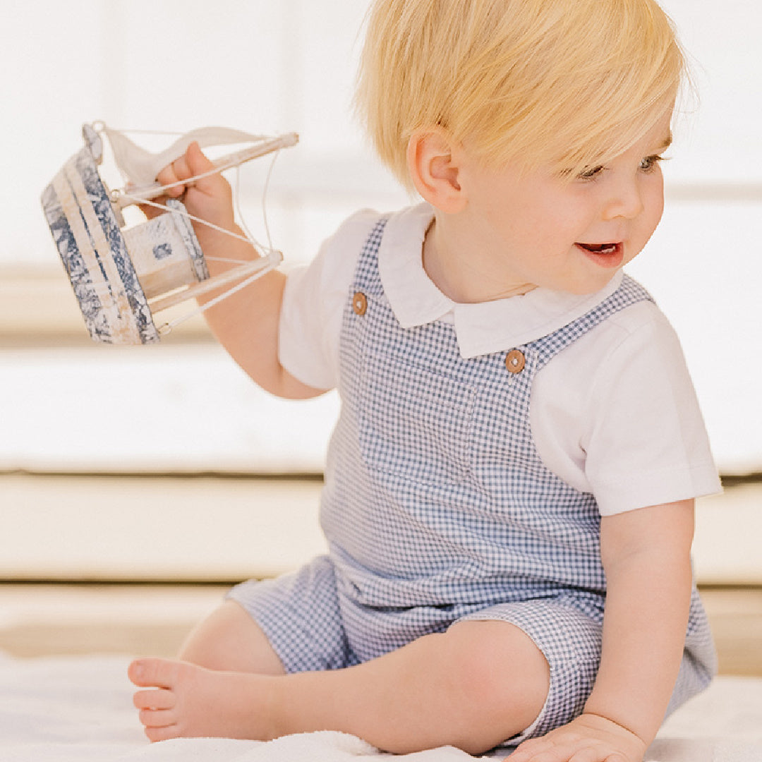 BEBE HARRY CHECK OVERALLS