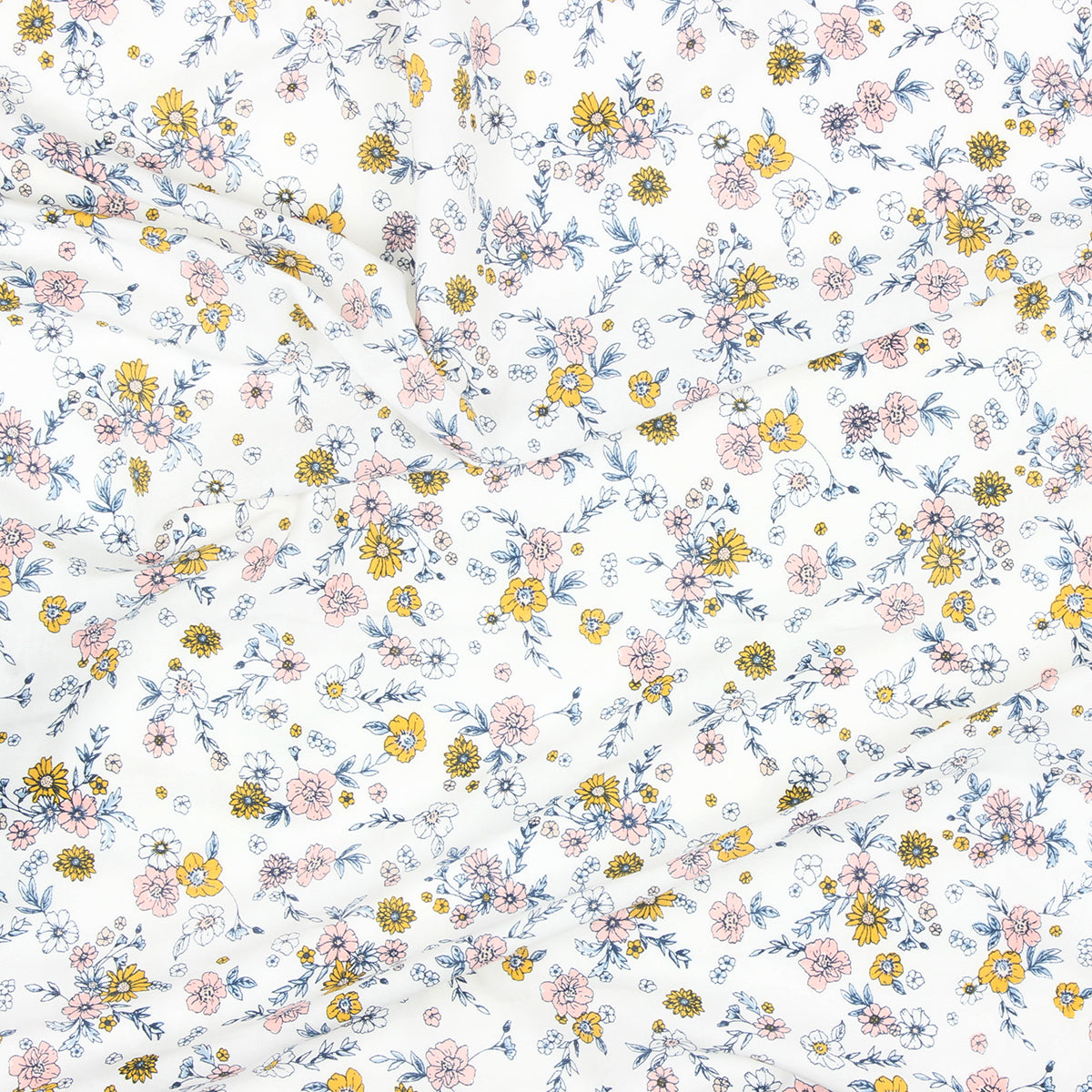 BEBE WHITE LABEL MAE FLORAL ORGANIC BEANIE