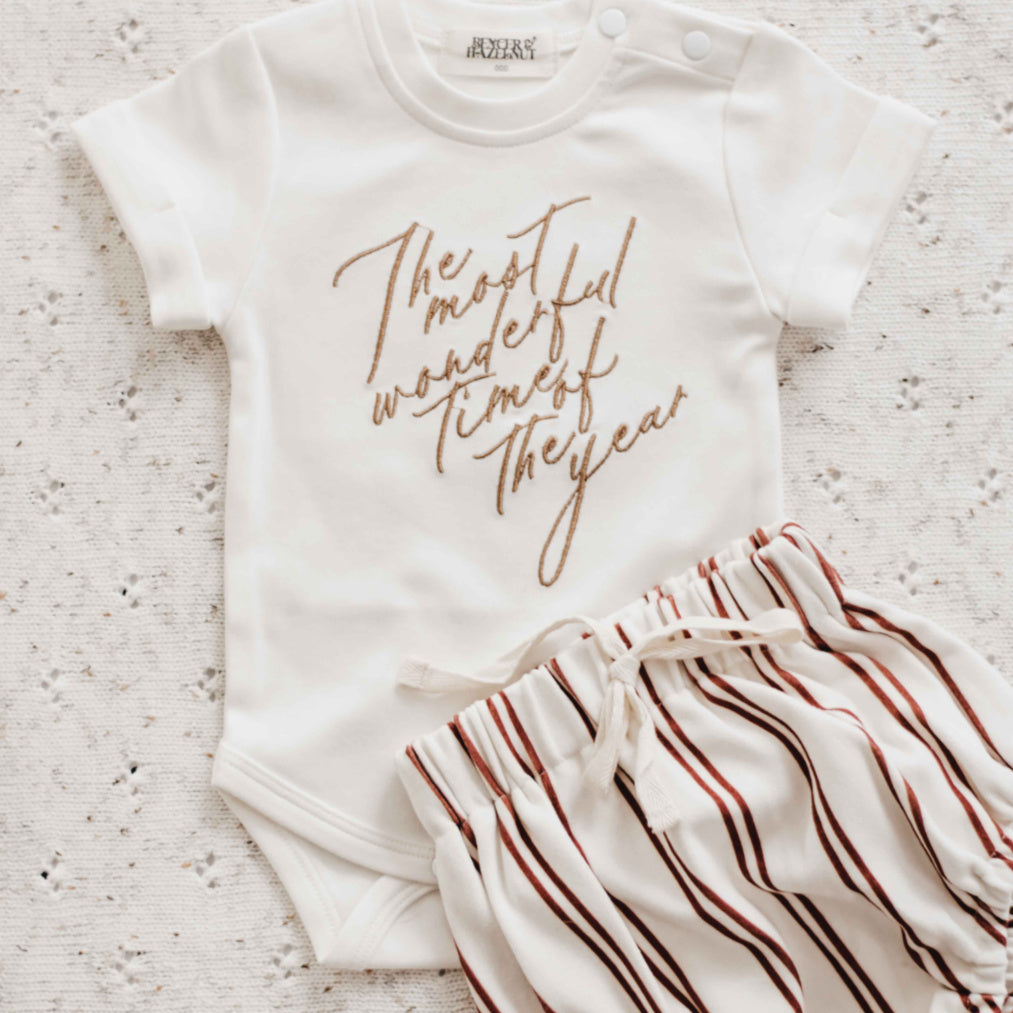 BENCER & HAZELNUT CANDY STRIPE BLOOMERS