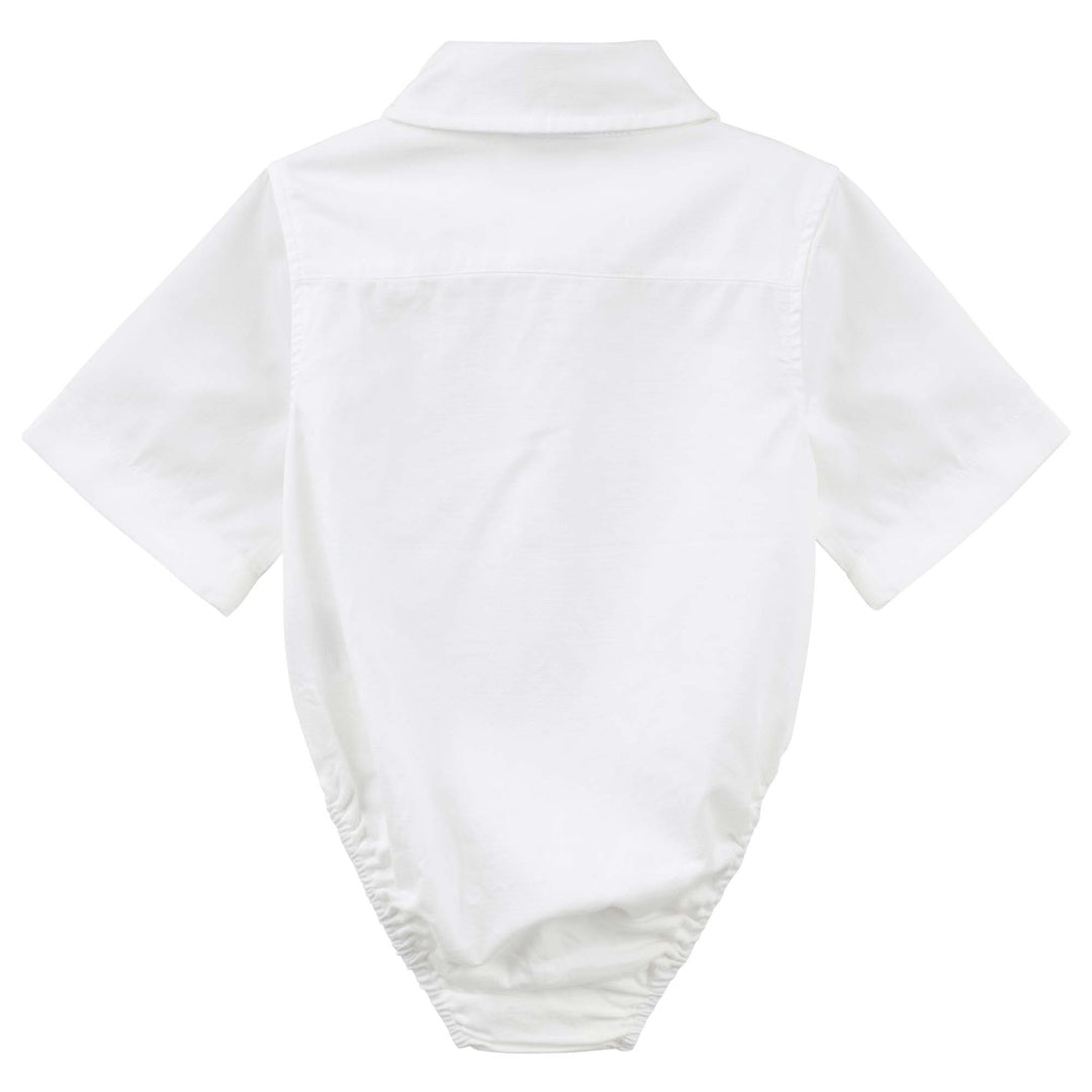 DESIGNER KIDZ JACKSON FORMAL ROMPER S/S - WHITE
