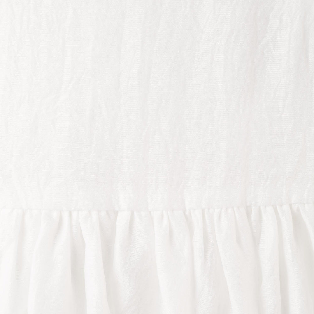 DESIGNER KIDZ NOA PUFF SLEEVE BOW BACK DRESS - IVORY