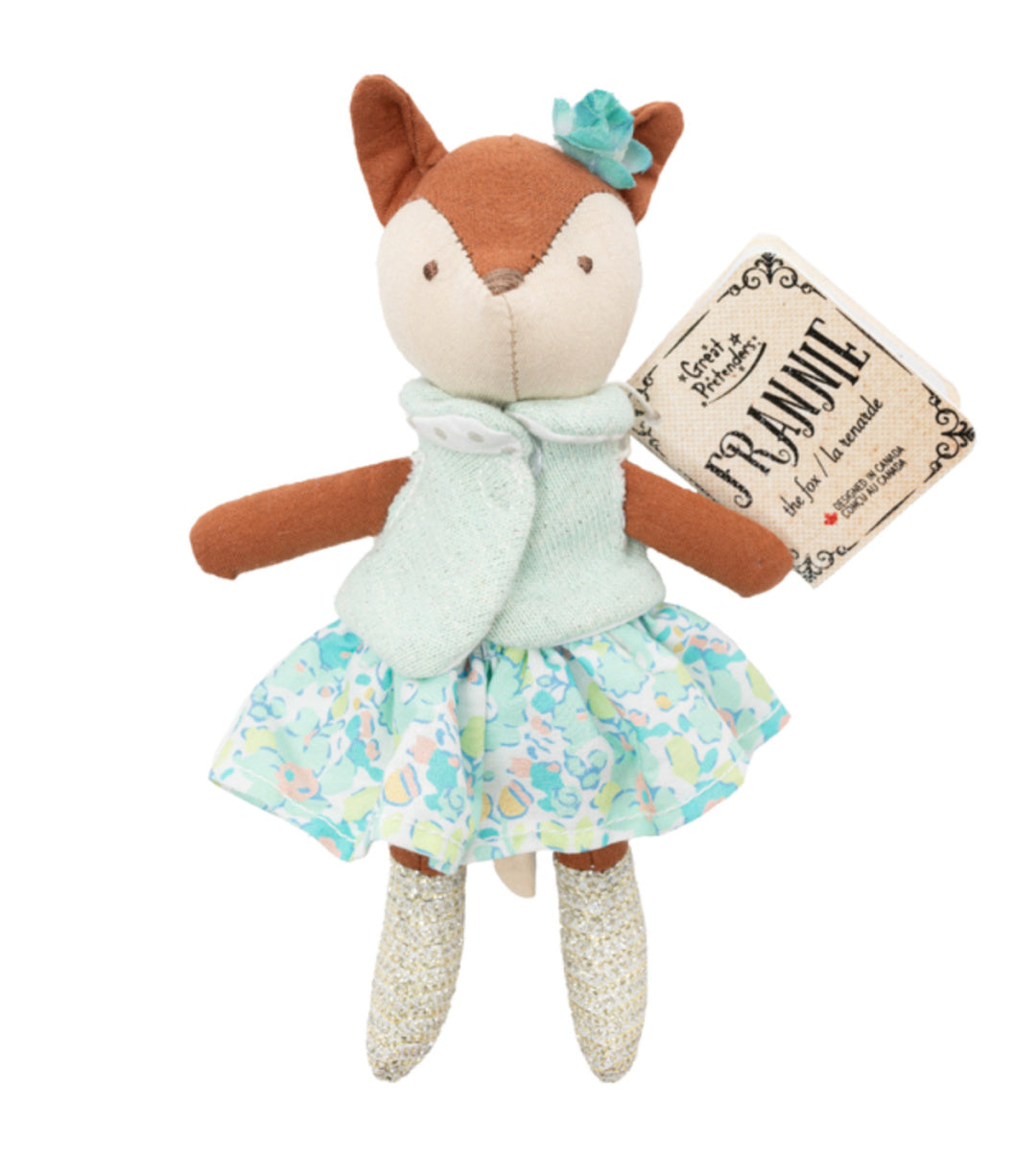 GREAT PRETENDERS FRANNIE THE FOX MINI PLUSH