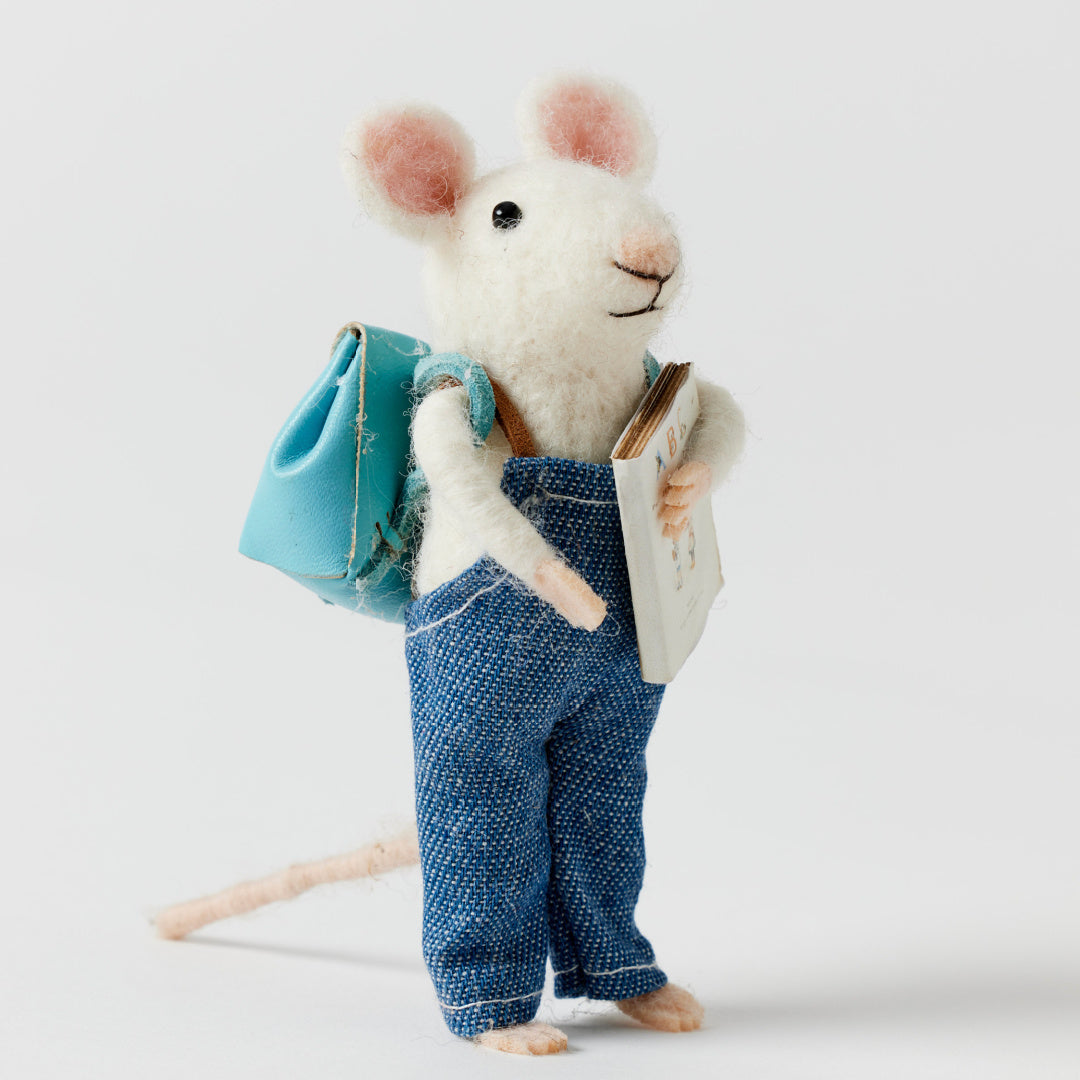 JIGGLE AND GIGGLE FELT MOUSE - HAROLD