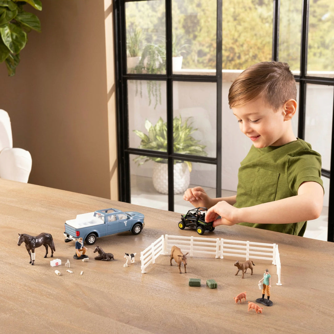 John Deere 1:32 JD On the Farm Vet Set