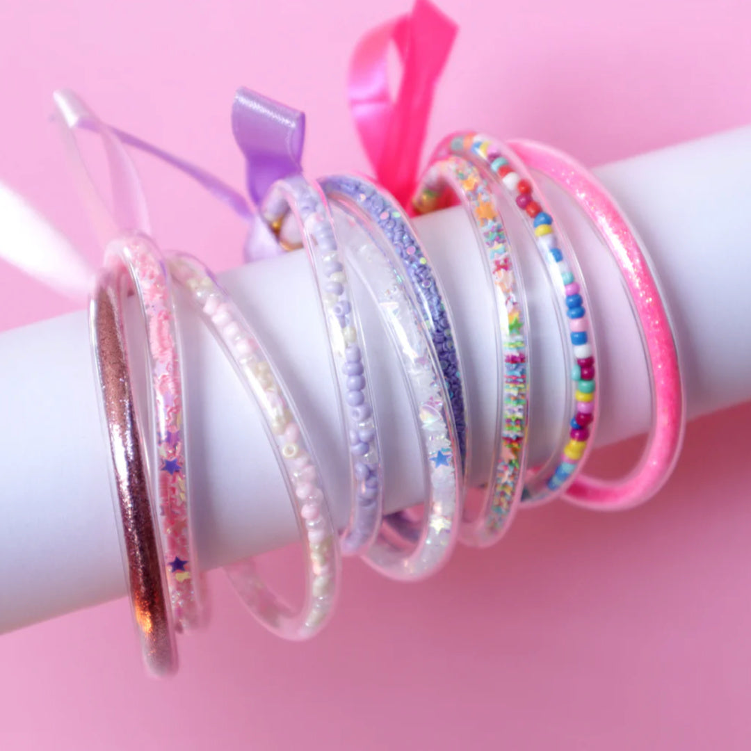 LAUREN HINKLEY MINI PINK GLITTER BRACELET (SMALL)