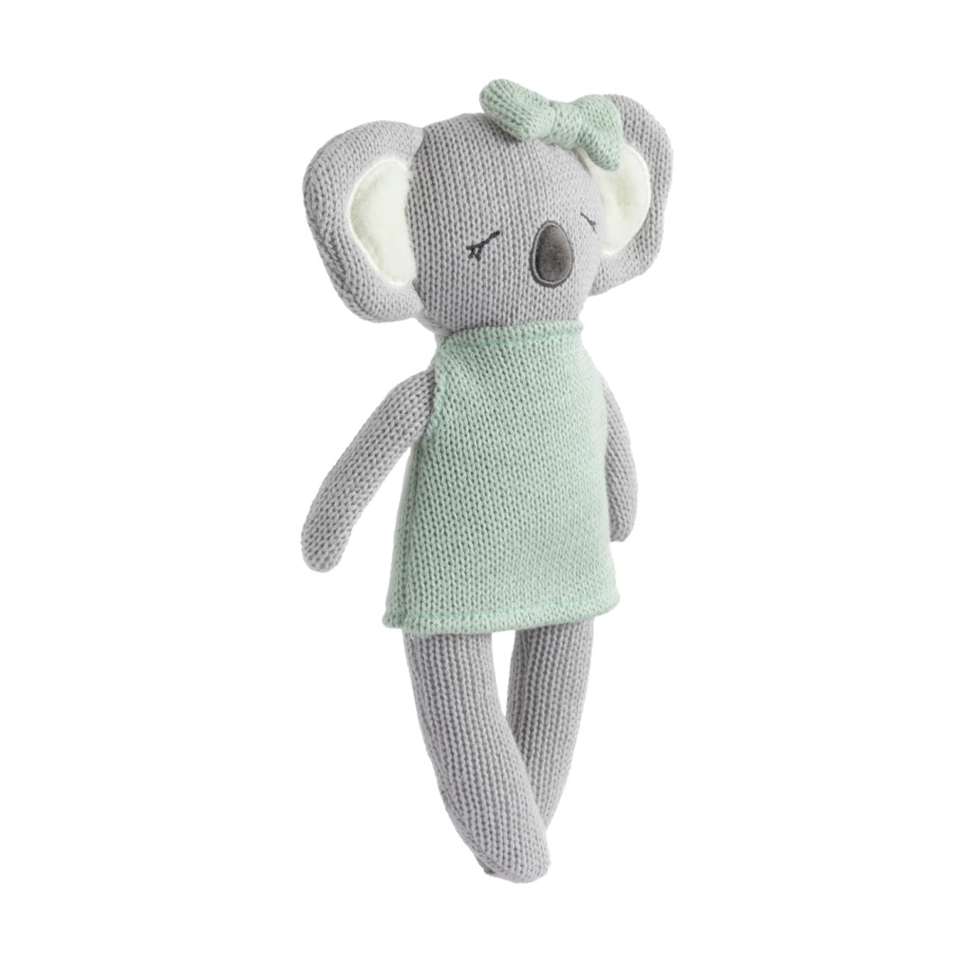 LIVING TEXTILES KNITTED ANIMAL TOY- KIMMY THE KOALA