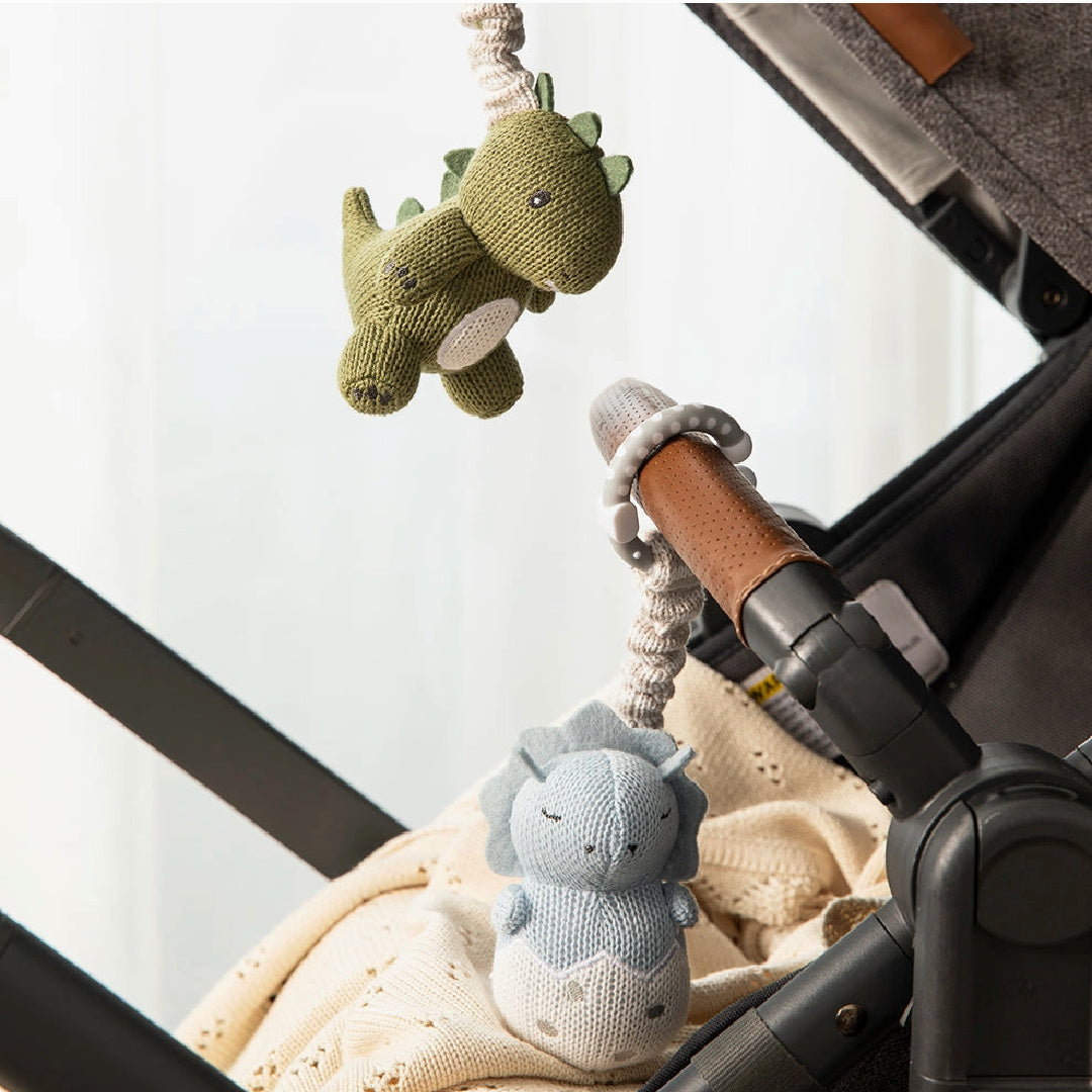 LIVING TEXTILES 2PK STROLLER TOY - DINOSAURS