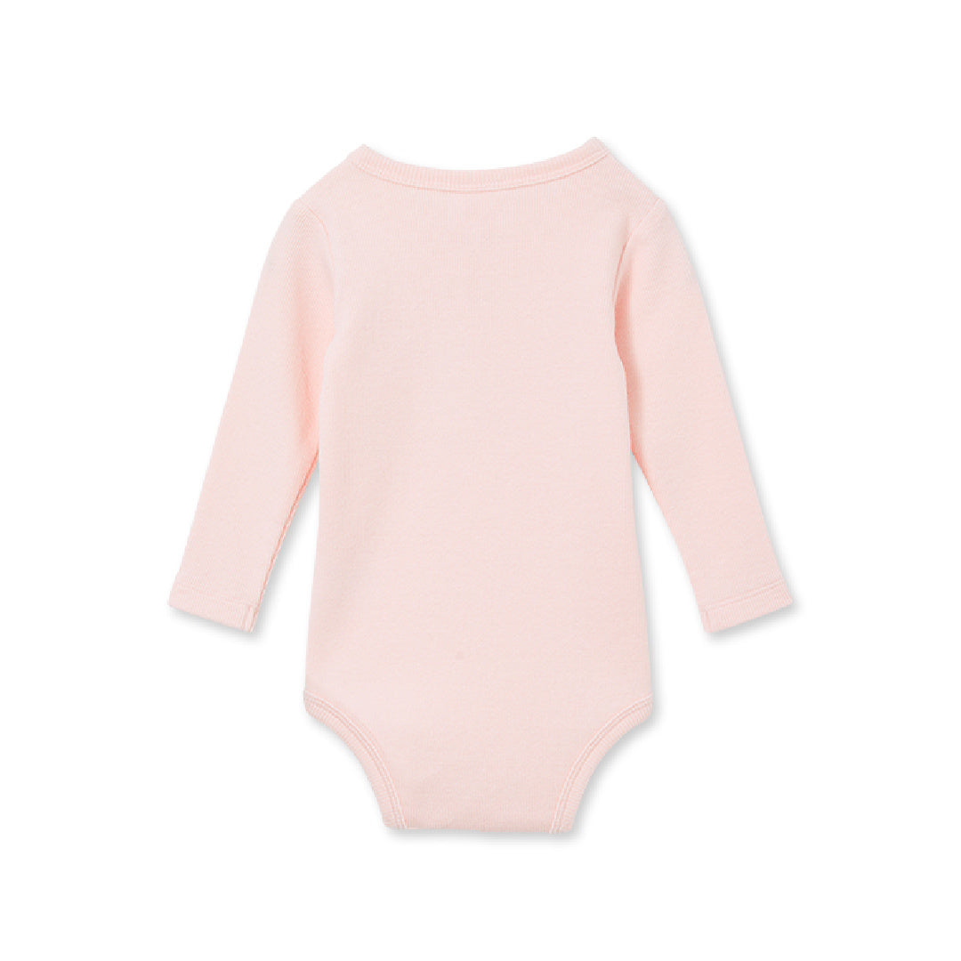 MILKY POWDER PINK RIB BUBBYSUIT