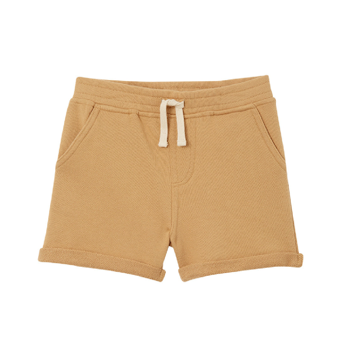 MILKY SAND FLEECE SHORTS