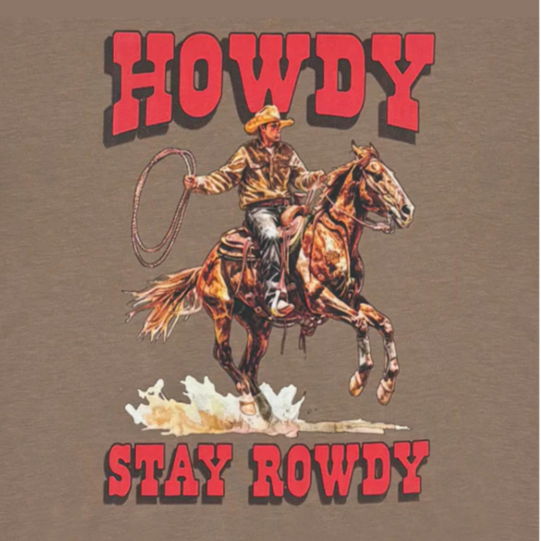 MILKY HOWDY STAY ROWDY TEE