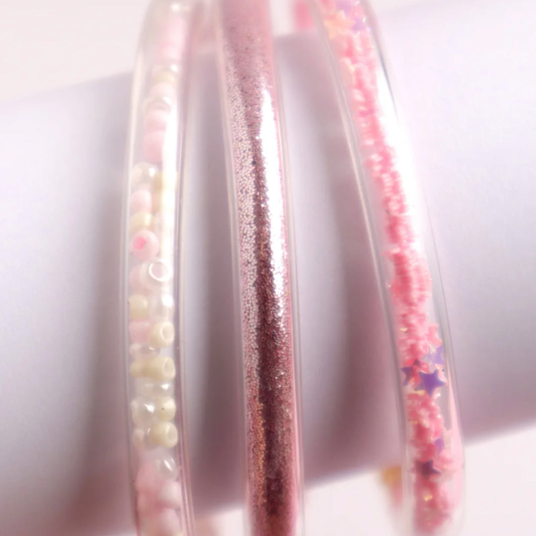 LAUREN HINKLEY MINI PINK GLITTER BRACELET (SMALL)