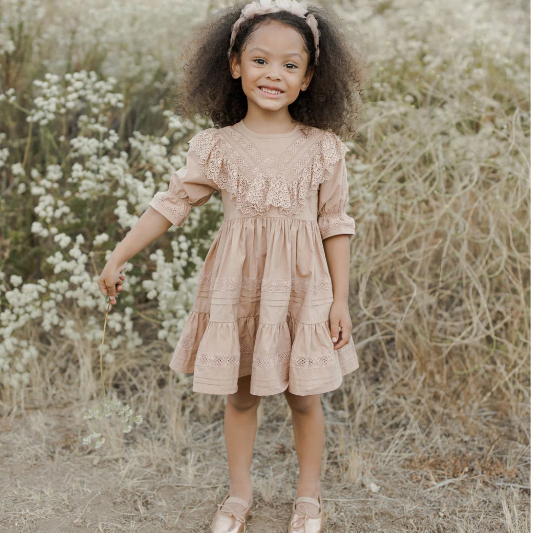 NORALEE GENEVIEVE DRESS - MOCHA