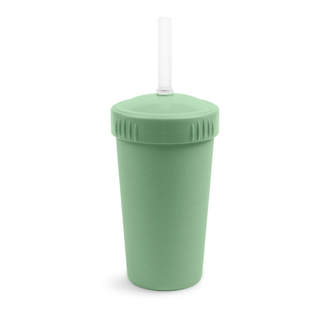 REPLAY STRAW CUP WITH REUSABLE STRAW - SAGE