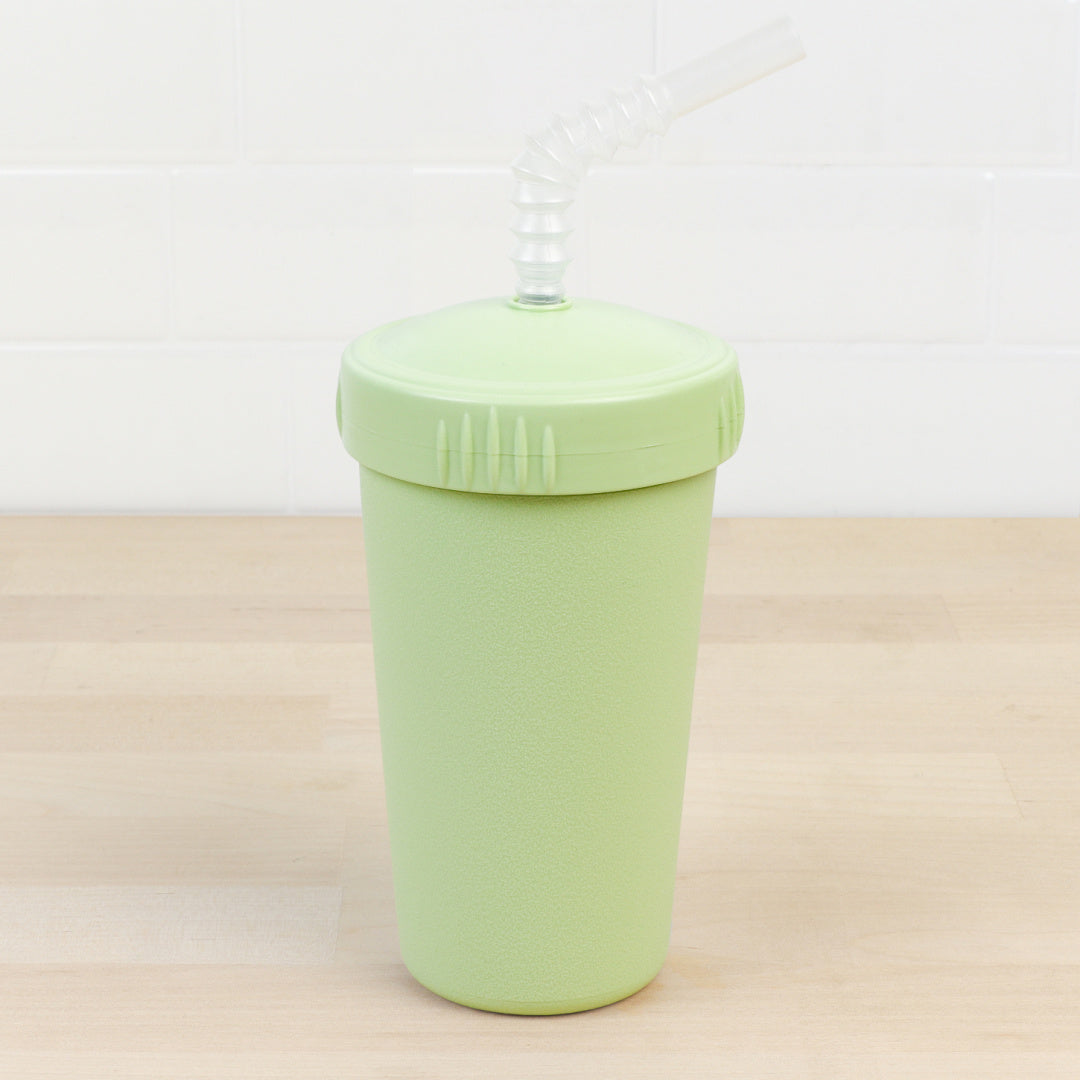 REPLAY STRAW CUP WITH REUSABLE STRAW - LEAF