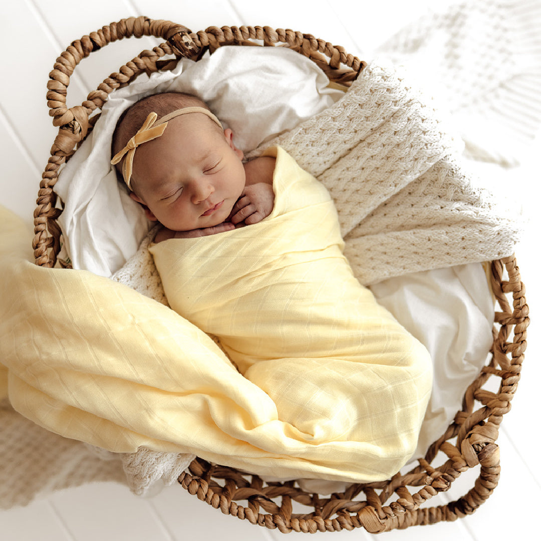 SNUGGLE HUNNY ORGANIC MUSLIN WRAP - SUNLIGHT