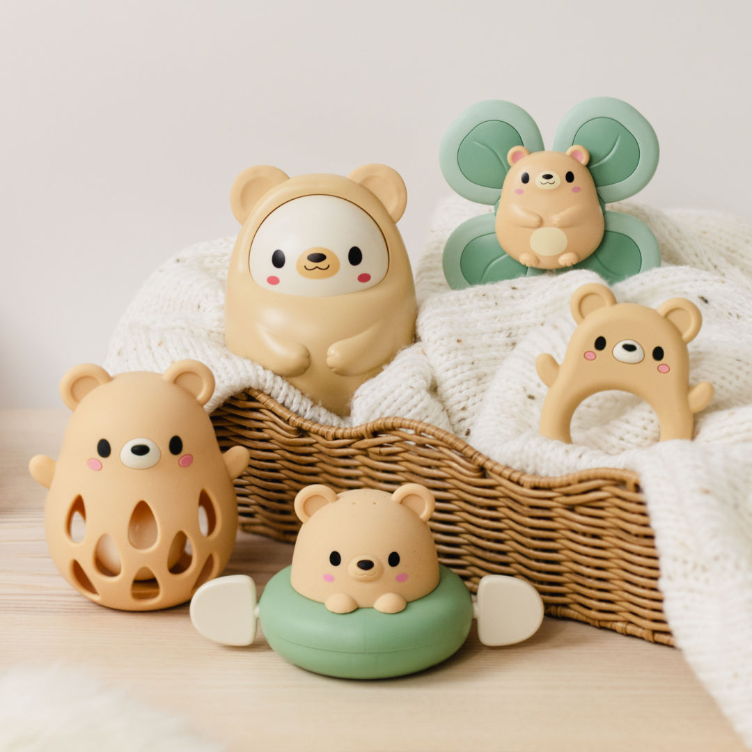 TIGER TRIBE SILICONE TEETHER BEAR