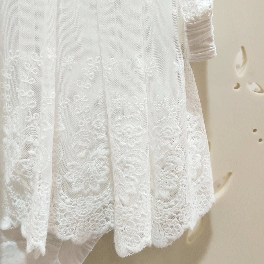 BEBE LACE OVERLAY ROMPER