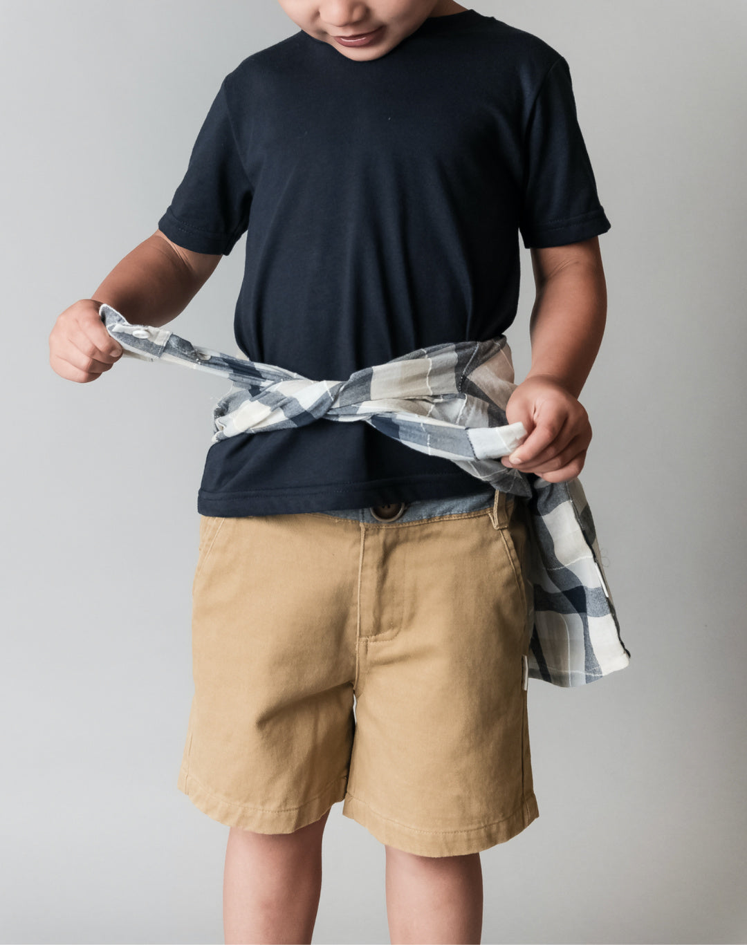 LOVE HENRY BOYS OSCAR SHORTS - TAUPE