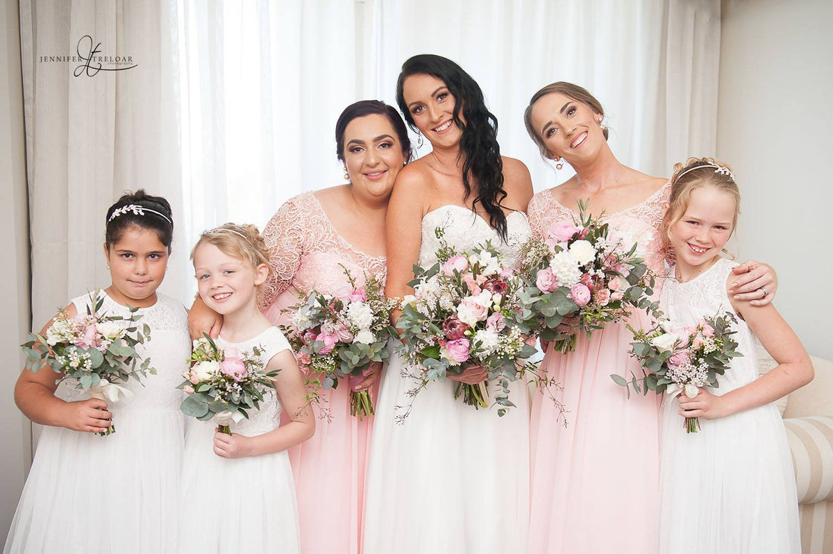 DESIGNER KIDZ DELILAH LACE DRESS - IVORY