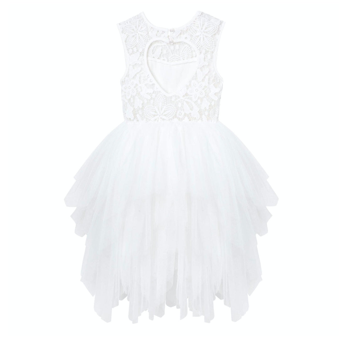 DESIGNER KIDZ TARA HEART BACK DRESS