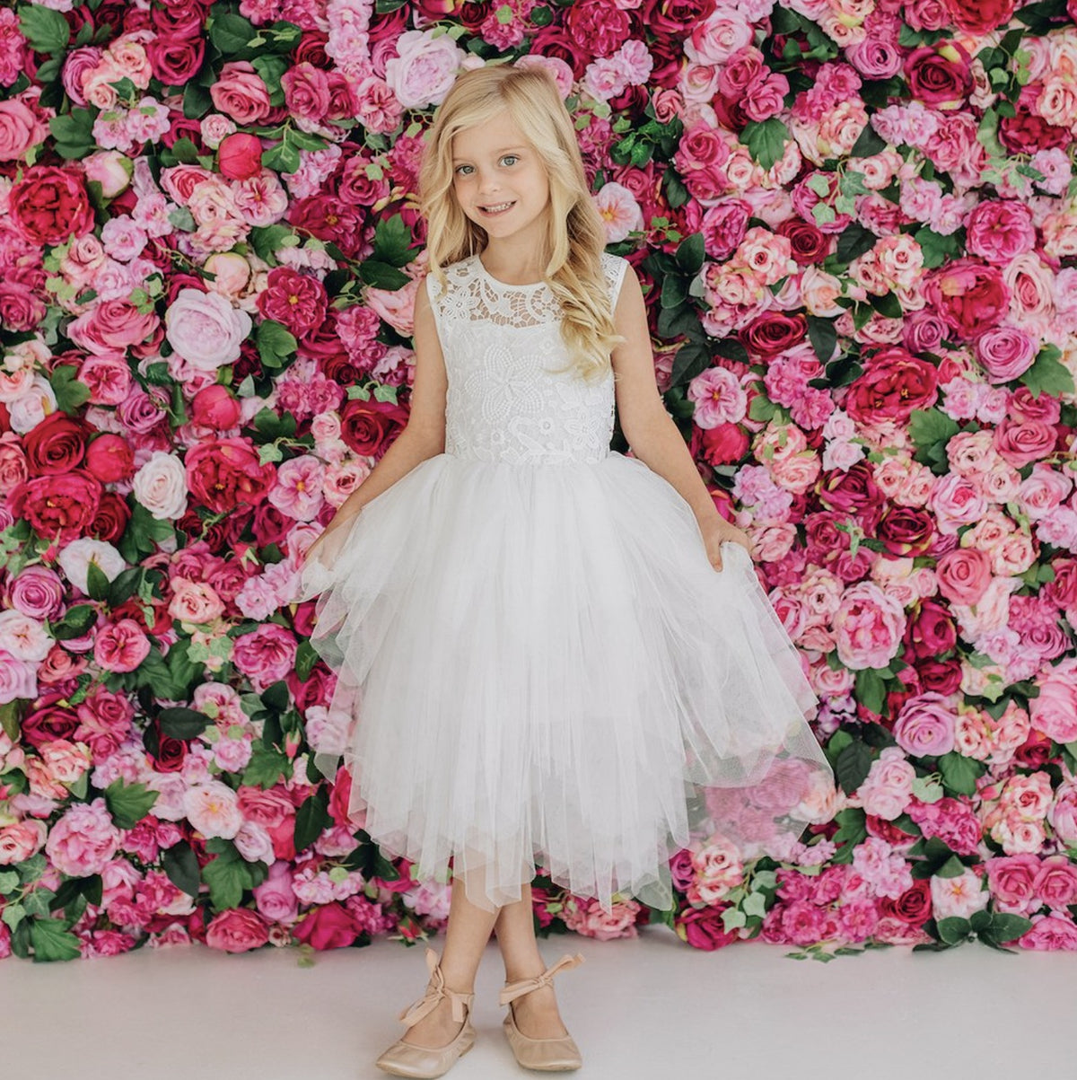 DESIGNER KIDZ TARA HEART BACK DRESS