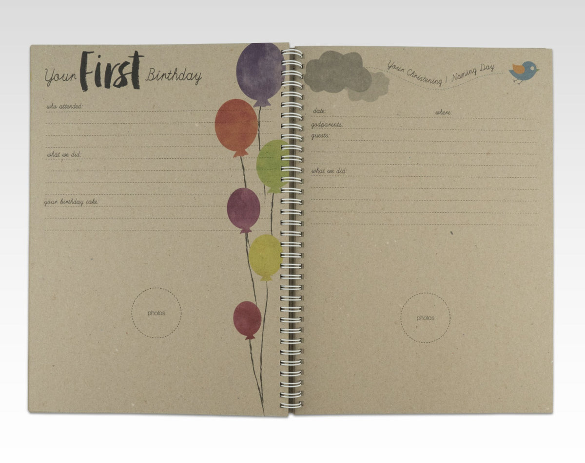 RHICREATIVE BABY RECORD BOOK