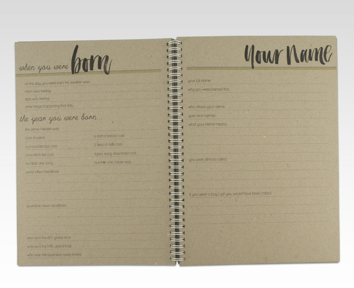 RHICREATIVE BABY RECORD BOOK