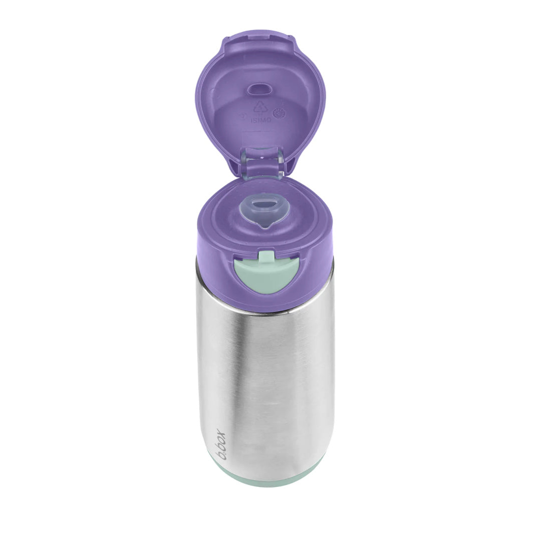 B.BOX INSULATED SPORT SPOUT DRINK BOTTLE 500ML - LILAC POP