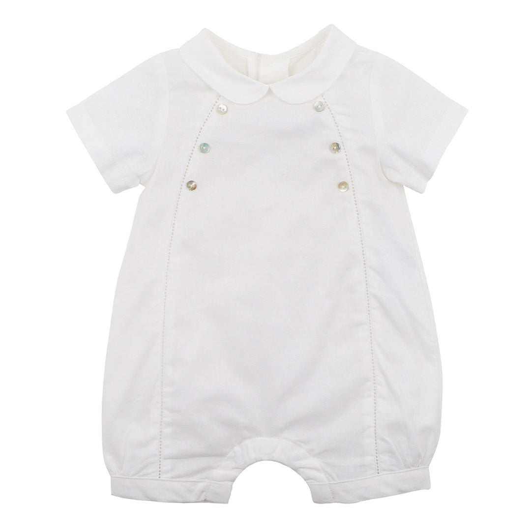 BEBE EDWARD SMART ROMPER - IVORY