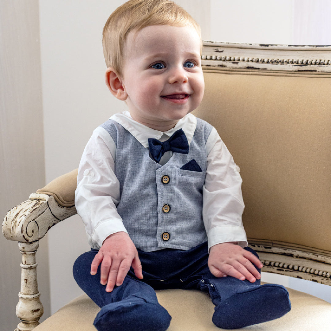 BEBE ALBERT GENTLEMAN ROMPER
