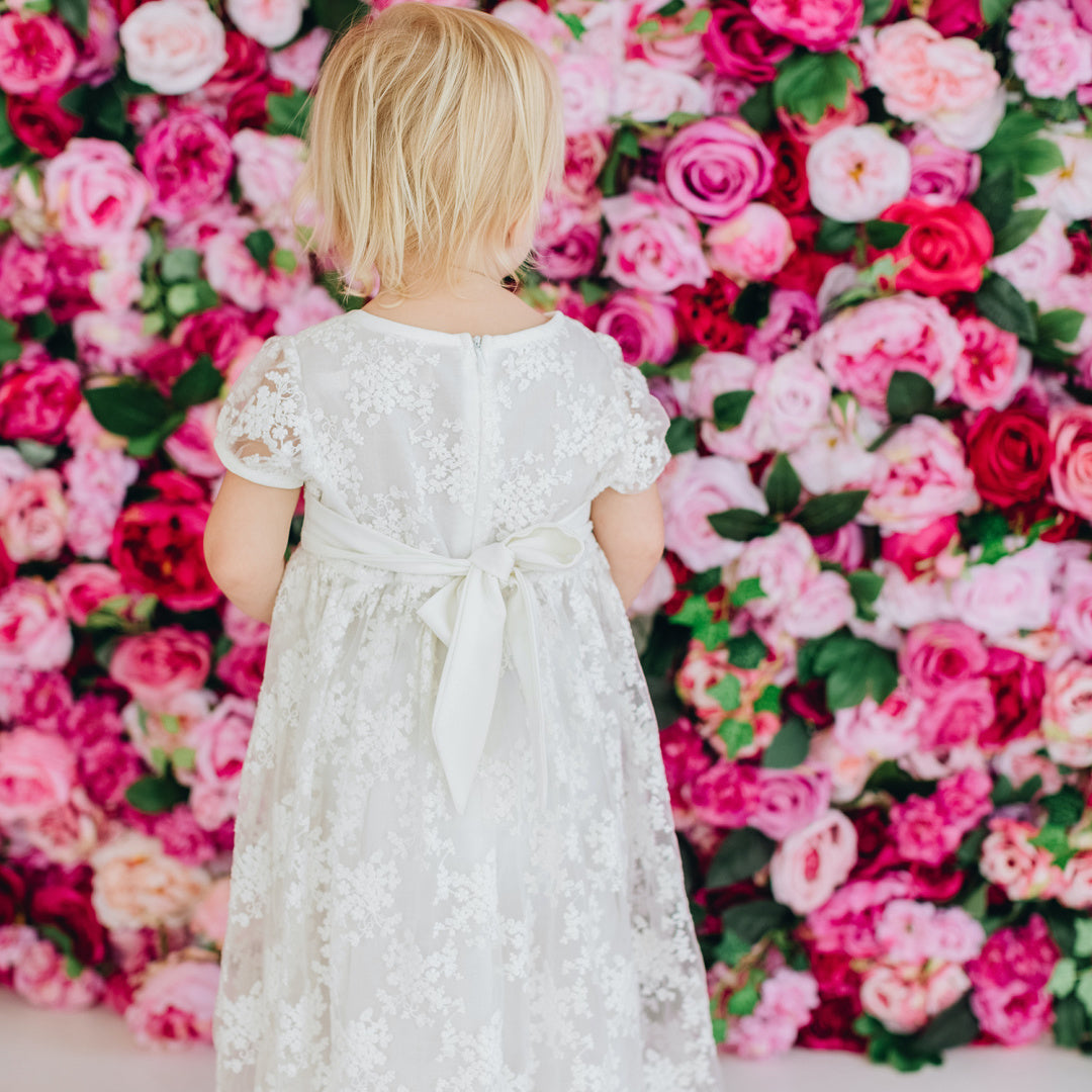 DESIGNER KIDZ SOPHIA CHRISTENING GOWN - IVORY