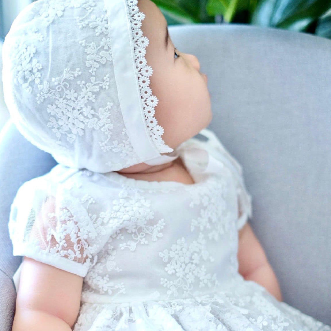DESIGNER KIDZ SOPHIA CHRISTENING GOWN - IVORY