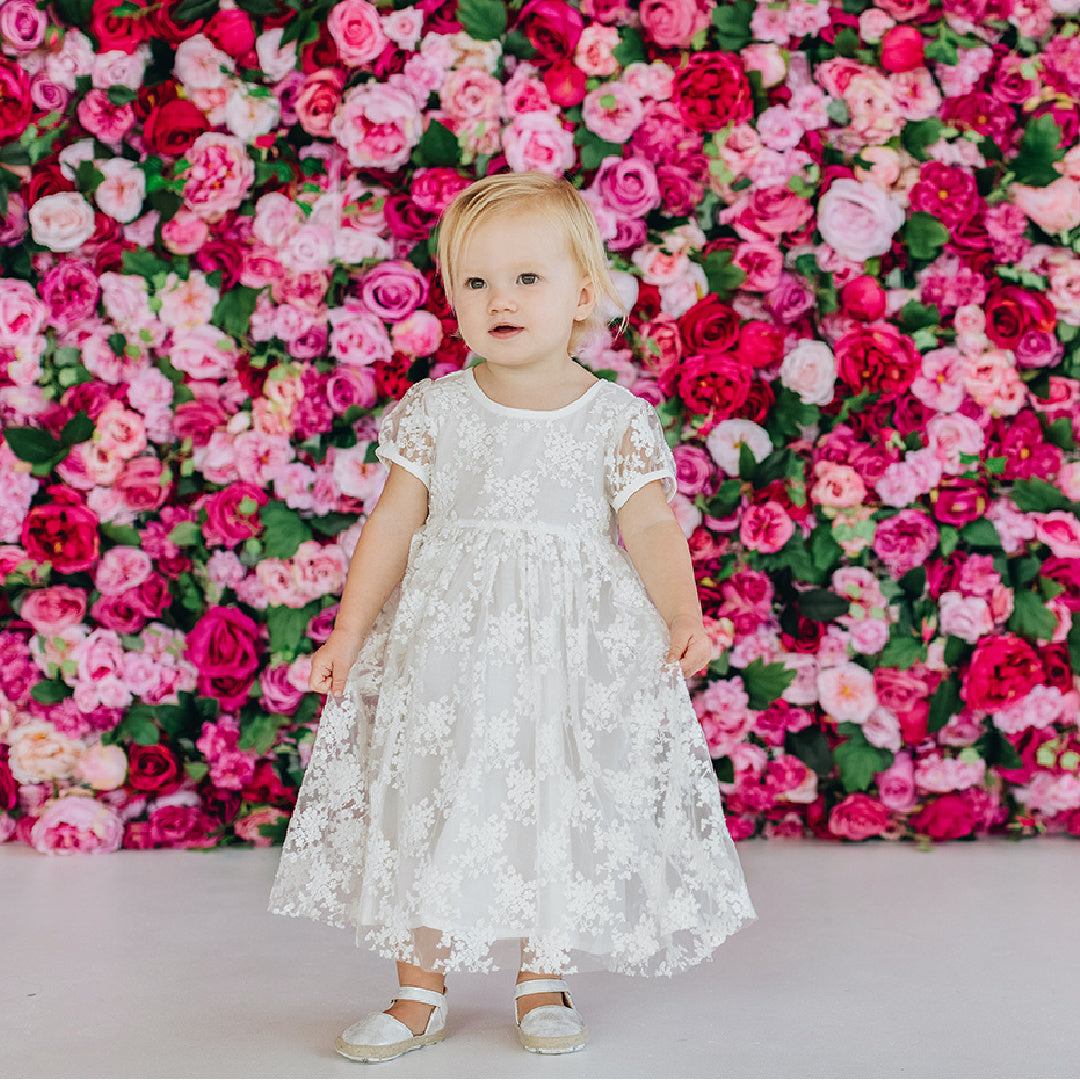 DESIGNER KIDZ SOPHIA CHRISTENING GOWN - IVORY