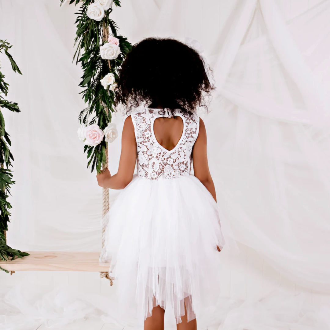 DESIGNER KIDZ TARA HEART BACK DRESS