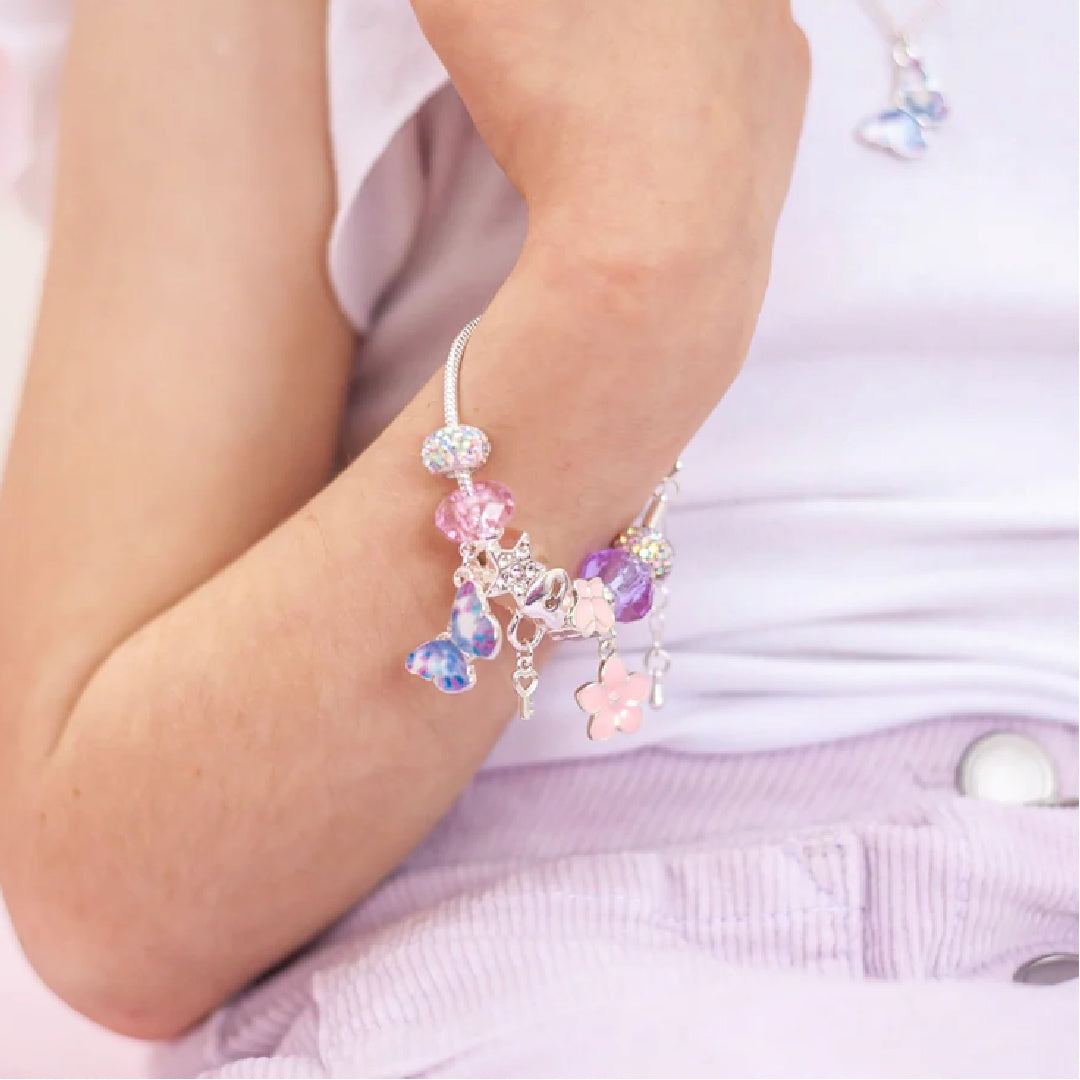 LAUREN HINKLEY BUTTERFLY MAGIC CHARM BRACELET