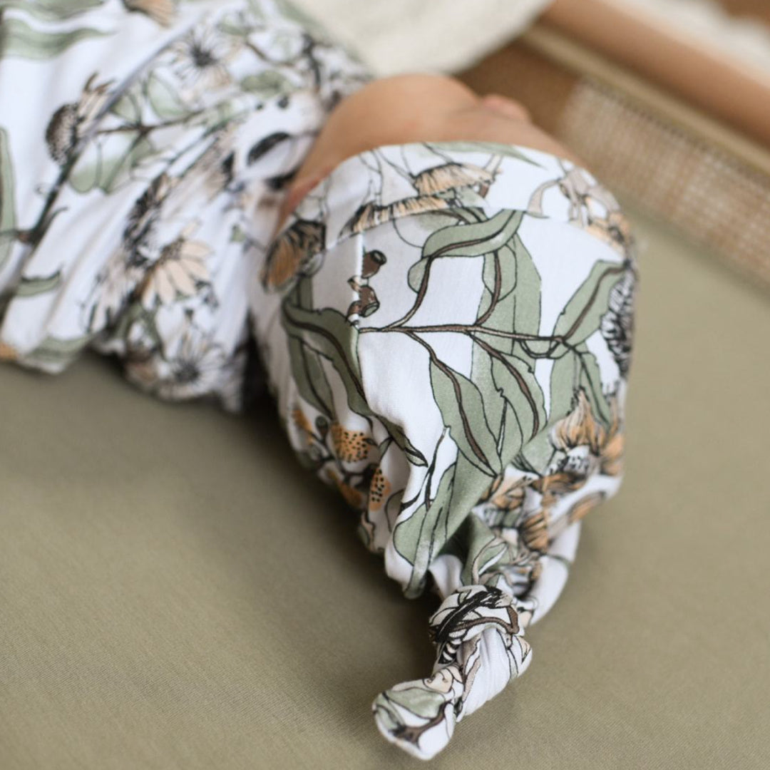 LUNA'S TREASURES KOKO KNOTTED BEANIE NEWBORN