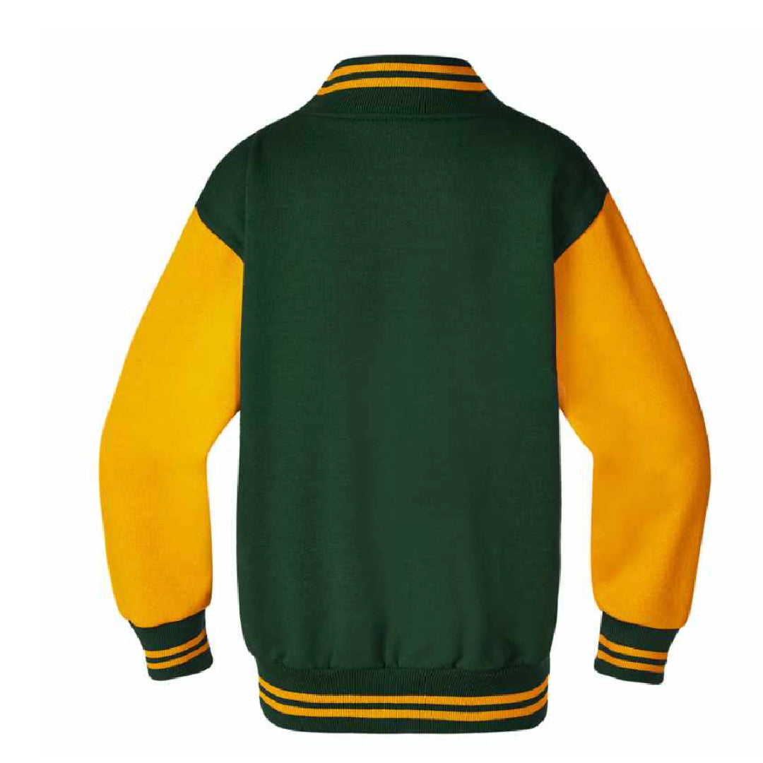 SWAYNEVILLE STATE SCHOOL BRUSHED FLEECE BASEBALL JACKET