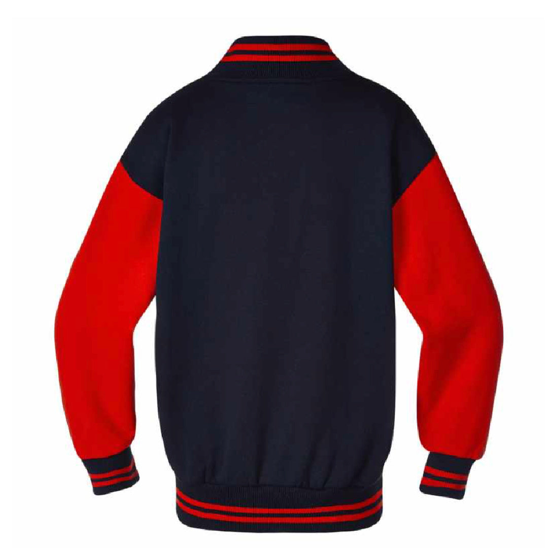 ALLIGATOR CREEK STATE SCHOOL BRUSHED FLEECE BASEBALL JACKET