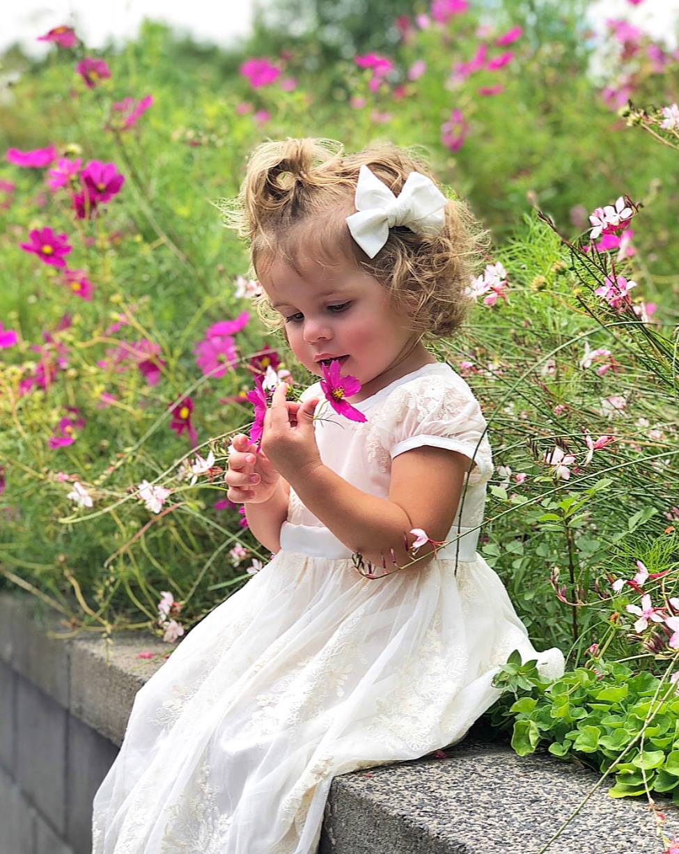 DESIGNER KIDZ MADISON CHRISTENING GOWN - BEIGE