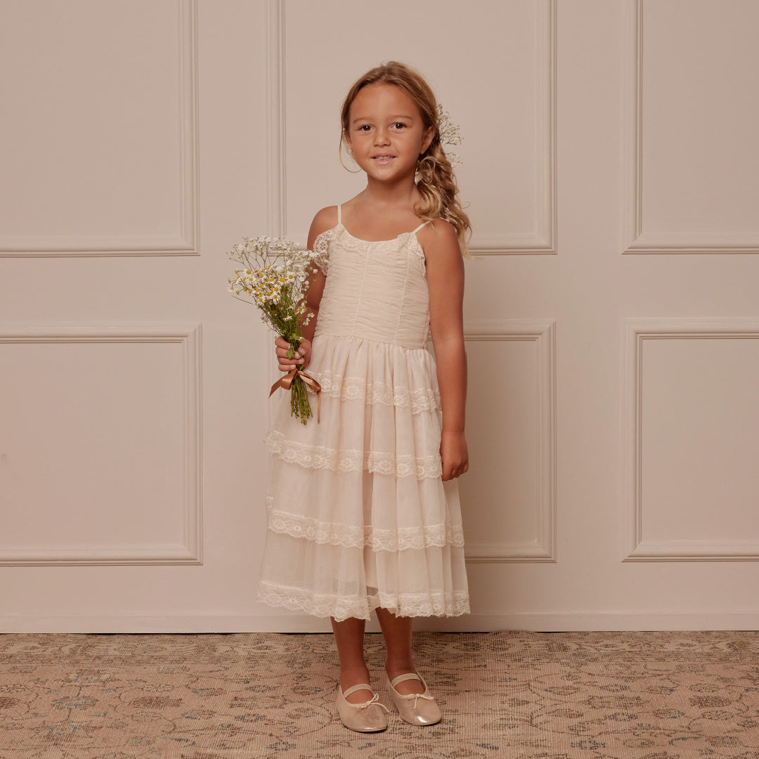 NORALEE AUDREY DRESS - NATURAL