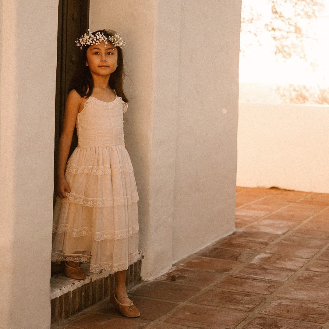 NORALEE AUDREY DRESS - NATURAL