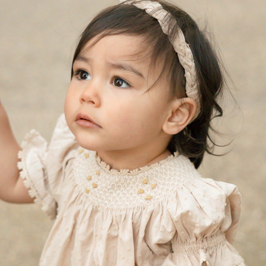 NORALEE MADDIE ROMPER - ECRU