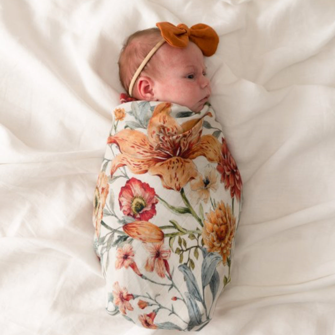 POP YA TOT ORGANIC MUSLIN SWADDLE - LE PICCADILLY