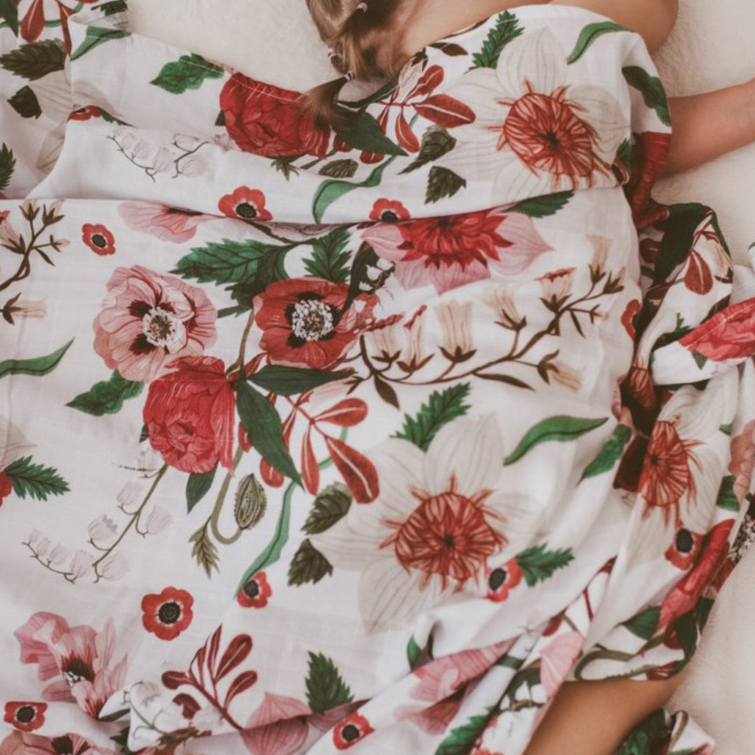 POP YA TOT ORGANIC MUSLIN SWADDLE - SUSIE BEA