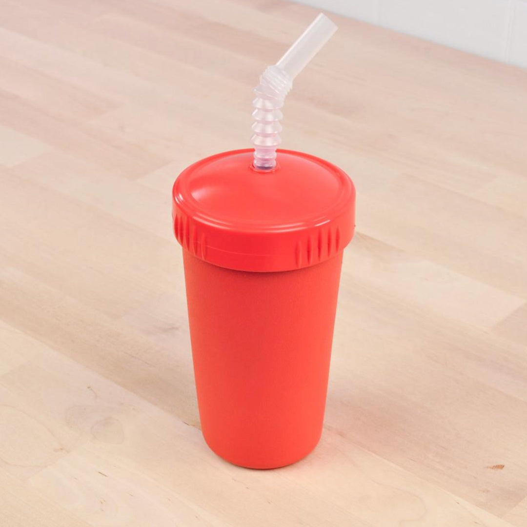 REPLAY STRAW CUP WITH REUSABLE STRAW - RED