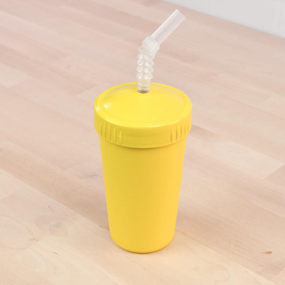 REPLAY STRAW CUP WITH REUSABLE STRAW - YELLOW