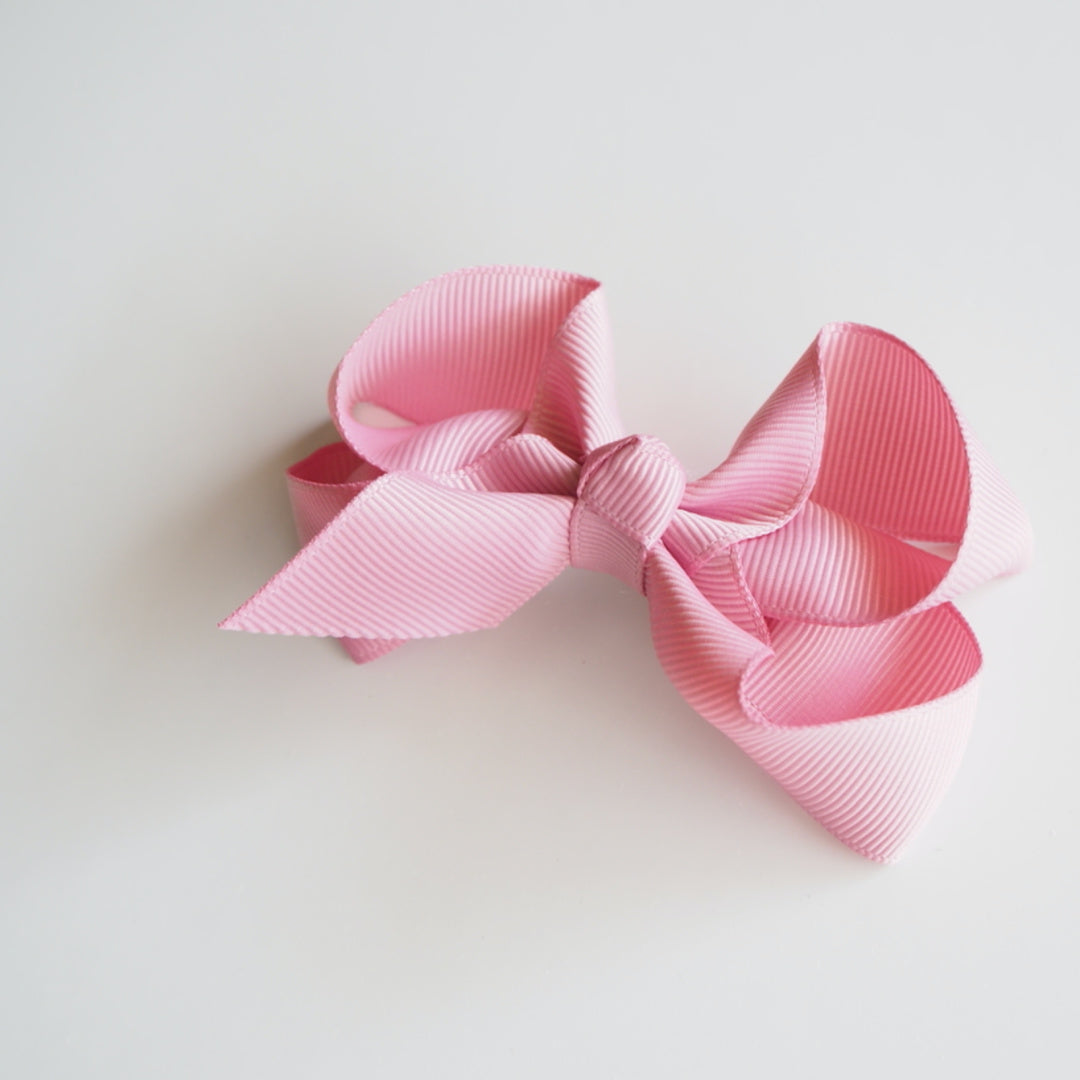 SNUGGLE HUNNY BOW CLIP MEDIUM - DUSTY PINK